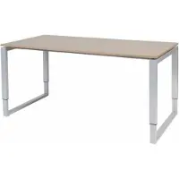 Schaffenburg Verstelbaar Bureau - Plus 160x80 Havana Kersen - alu frame