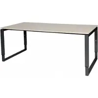 Schaffenburg Verstelbaar Bureau - Plus 180x90 robson - zwart frame