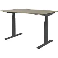 Schaffenburg Zit Sta Bureau - Plus Elek 140x80 robson -zwart frame