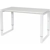 Schaffenburg Verstelbaar Bureau - Domino Plus 120x60 wit - wit frame