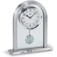 Atlanta Tafelklok Silver Beauty Modern Design