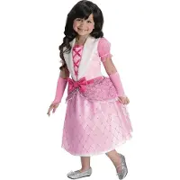 Rubies Barbie Jurk Prinses Rosebud -Maat 92