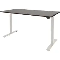Schaffenburg Dextro Basic Zit-sta-bureau Rechthoekig Eiken T-Voet 1.600 (B) x 800 (D) x 705 (H) mm Melamine