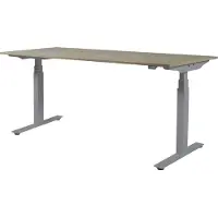 Schaffenburg Zit Sta Bureau - Plus Elektrisch 180x90 robson alu frame