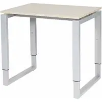 Schaffenburg Verstelbaar Bureau - Domino Plus 80x60 Eiken - alu frame