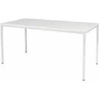 Schaffenburg Bureautafel - Domino Basic 160x80 grijs - wit frame