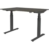Schaffenburg Zit Sta Bureau - Plus Elek 140x80 logan eik -zwart frame