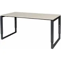 Schaffenburg Verstelbaar Bureau - Plus 160x80 robson - zwart frame