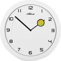 Atlanta Wandklok YELLOW POINTER MODERN DESIGN