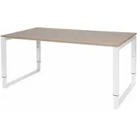 Schaffenburg Verstelbaar Bureau - Plus 160x90 Havana Kersen - wit frame