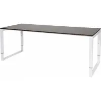 Schaffenburg Verstelbaar Bureau - Plus 200x80 robson - wit frame