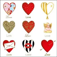 Ambiente Love papieren servetten