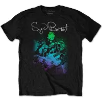 Born In France T-Shirt Pink Floyd Syd Barrett Psychedelic Unisex Noir