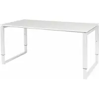Schaffenburg Verstelbaar Bureau - Domino Plus 160x80 wit - wit frame