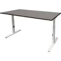 Schaffenburg Verstelbaar Bureau - Linesto 200x80 logan - wit frame