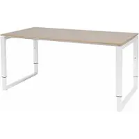 Schaffenburg Verstelbaar Bureau - Plus 160x80 robson - wit frame
