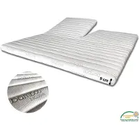 Bamboo Split Topper-Topmatras 160/200 Koudschuim HR55 9cm