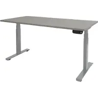 Schaffenburg Dextro Plus Zit-sta-bureau Rechthoekig T-Voet 1.800 (B) x 800 (D) x 645 (H) mm Melamine