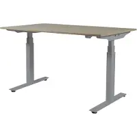 Schaffenburg Zit Sta Bureau - Plus Elek 160x80 robson - alu frame