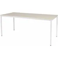 Schaffenburg Bureautafel - Domino Basic 180x80 Eiken - wit frame