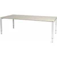 Schaffenburg Vergadertafel Domino - 220x100 robson - wit frame