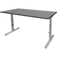 Schaffenburg Verstelbaar Bureau - Linesto 180x80 logan - alu frame