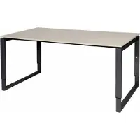 Schaffenburg Verstelbaar Bureau - Plus 160x90 robson - zwart frame
