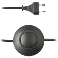 Lybardo LED 0-75W Vloer Dimmer Zwart - Fase Afsnijding - Elektronische zekering