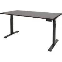 Schaffenburg Dextro Plus Zit-sta-bureau Rechthoekig Eiken T-Voet 1.200 (B) x 800 (D) x 645 (H) mm Melamine
