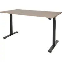 Schaffenburg Dextro Basic Zit-sta-bureau Rechthoekig Kersen T-Voet 1.800 (B) x 800 (D) x 705 (H) mm Melamine