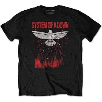 Ginza.se System Of A Down - Dove Overcome Heren T-shirt - XL - Zwart