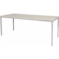 Schaffenburg Bureautafel - Domino Basic 200x80 Eiken - wit frame