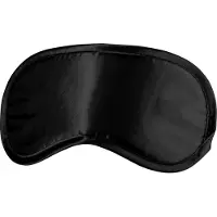 Ouch! Soft oogmasker Zwart of rood