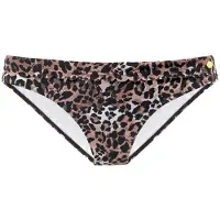 LASCANA Bikinibroek 'Lexa' bruin / karamel / zwart