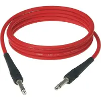 Klotz KIK INSTRUMENT CABLE RED 3M JACK 2P - JACK 2P METAL