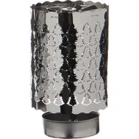 House of Seasons Theelicht Houder Kerstboom 7 Cm Staal Zilver