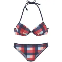 s.Oliver Bikini navy / lichtblauw / cranberry / pastelrood
