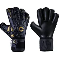 Elite Sport keepershandschoenen Real latex/foam zwart/goud