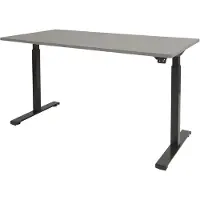 Schaffenburg Dextro Basic Zit-sta-bureau Rechthoekig T-Voet 1.200 (B) x 800 (D) x 705 (H) mm Melamine