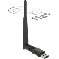 DeLOCK USB Wifi adapter - USB A male - 2,4 GHz / 5 GHz - 150 / 433 Mb/s