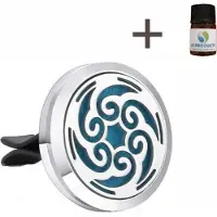 LK Spinning - Auto Geurverfrisser - Japanse muntolie - 3 Pads - Cadeau