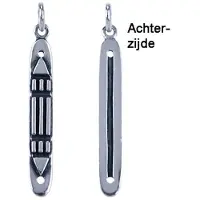 MOOYE ® - Collectie Zilveren Atlantis ketting hanger