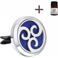 LK Spinnings - Auto Geurverfrisser - Japanse muntolie - 3 pads - Cadeau