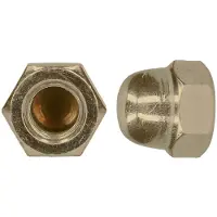 Pgb-Europe PGB-FASTENERS | Zeskant dopmoer DIN 1587 M8 Ms/Ni 001587MN000803