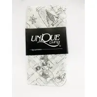 Unique living Servetten - set 4stuks - Let it snow - 40x40cm - white - Wit - Herbruikbaar