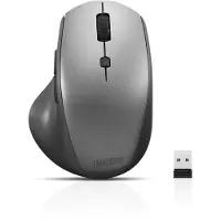Lenovo 4Y50V81591, Geschikt voor rechtshandigen, Optisch, Draadloos (RF), 2400 DPI, Zwart, Grijs