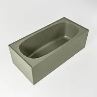 Mondiaz Vrijstaand bad freeze 180x85 cm kleur army /army