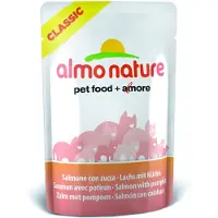 Almo Nature 48x HFC Natural Kattenvoer Nat Zalm & Pompoen 55 gr