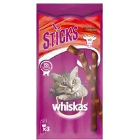 Whiskas 28x Sticks Kattensnack Kip 18 Gr