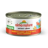 Almo Nature 24x Hfc Kattenvoer Nat In Gelei Zalm & Wortel 70 Gr